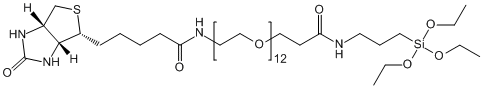 Silane-PEG12-Biotin