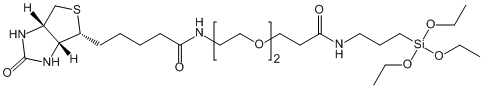 Silane-PEG2-Biotin