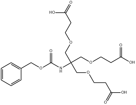 3,3'-((2-(((benzyloxy)carbonyl)amino)-2-((2-carboxyethoxy)methyl)propane-1,3-diyl)bis(oxy))dipropionic acid