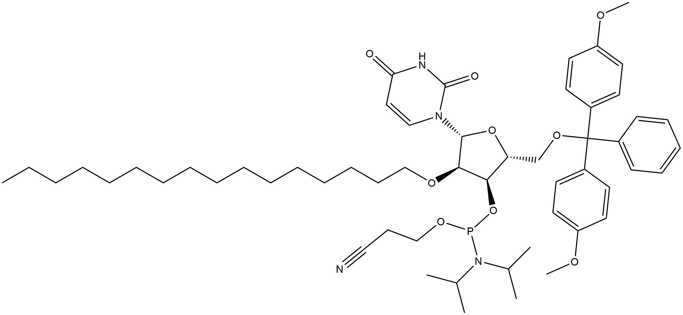 DMTr-2’-O-C16-U-3’-CE-Phosphoramidite
